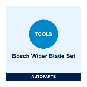 Bosch Wiper Blade Set — Toyota Corolla